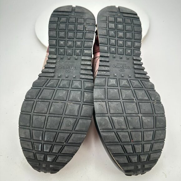 Valentino Garavani Rockrunner Men EU 43 US 10 Camouflage Leather Suede Shoe - Picture 8 of 13